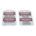 Product Image of 3" High Danger Unrippable Vinyl Accident Prevention Tag, RPT90