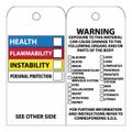 Product Image of 3" High Danger Unrippable Vinyl Accident Prevention Tag, RPT99