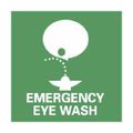 Product Image of 4" x 4" Emergency Eye Wash Vinyl First Aid Label, S50AP