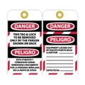 Product Image of 3" High Danger Unrippable Vinyl Lockout Tag, SPLOTAG1