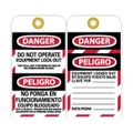 Product Image of 6" High Danger Unrippable Vinyl Lockout Tag, SPLOTAG11-25