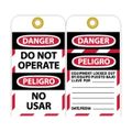 Product Image of 3" High Danger Unrippable Vinyl Lockout Tag, SPLOTAG18