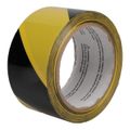 Product Image of 2" x 54' Striped Vinyl Hazardous Area Safety Marking Tape (Black & Yellow), T20218