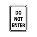 Product Image of 18" High Do Not Enter Aluminum Parking Lot Sign, TM11H