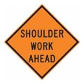 Product Image of 30" High Shoulder Work Ahead Aluminum Road Construction Sign, TM186K