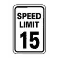 Product Image of 18" x 12" x 0.063" Speed Limit 15 Sign, TM19H