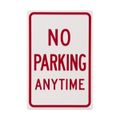 Product Image of 18" x 12" x 0.04" No Parking Anytime Sign, TM2G