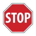 Product Image of 0.05" Dia. Stop Post-Mount Traffic Sign, TM34R