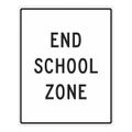 Product Image of 30" High End School Zone Aluminum Traffic Control Sign, TM600J