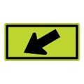 Product Image of 12" High Aluminum Traffic Control Sign, TM607DG