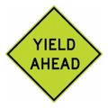 Product Image of 30" x 30" x 0.08" Yield Ahead Sign, TM610DG