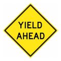 Product Image of 24" High Yield Ahead Aluminum Yield Sign, TM610K