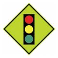Product Image of 30" High Diamond Aluminum Traffic Control Sign, TM612DG