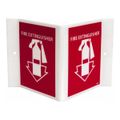 Product Image of 5-3/4" x 8-3/4" Fire Extinguisher Acrylic Fire Sign, VS1R