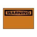 Product Image of 10" High Warning Aluminum Sign, W1AB