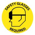 Product Image of Safety Glasses Required Accident Prevention Adhesive Backed Floor Sign, WFS15
