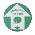 Product Image of 17" Dia. Emergency Eye Wash Vinyl First Aid Adhesive Backed Floor Sign, WFS5
