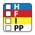 Product Image of 1" High Paper Hazardous Material Label, WML4