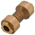 Product Image of 3/8" OD ACP Brass Push-Fit Coupling, Staked Stop
