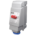 Product Image of 60A 240V 3PH, IEC 309-1 & 309-2, 3P 4W Interlock Pin & Sleeve Receptacle (Blue)