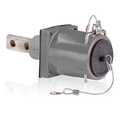 Product Image of Rhino-Hide Single Pole Male Receptacle Double Hole Bus Bar, 313MCM-777MCM Cable, 1000V 1135A Max, GRAY
