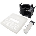 Product Image of Flex Series Fan Finish Pack w/ White Grille & LED Light (80 CFM, 1.5 Sones) (Pack of 4)