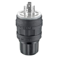 Product Image of 20A, 125V NEMA L5-20P, 2P, 3W, Locking Plug, Grounding, Wetguard (Black)