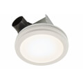 Product Image of Model AER110SLW Sensing Decorative Ventilation Fan w/ Round Flat Panel LED Light (110 CFM)
