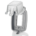 Product Image of 1-Gang Extra Duty Weather-resistant While-in-use Cover For GFCI/Decora Opening Only, Vertical (Clear)