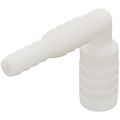 Product Image of 3/8" or 1/4" Inlet x 5/8" Outlet 90-Degree Dual Barb Elbow