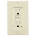 Product Image of 15A, Self Test, Tamper-Resistant Dual-Function AFCI/GFCI Outlet w/ LED Indicator Light (125V) - Ivory