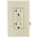Product Image of 20A, Self Test, Tamper-Resistant Dual-Function AFCI/GFCI Outlet w/ LED Indicator Light (125V) - Light Almond