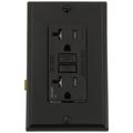 Product Image of 20A, Self Test, Tamper-Resistant Dual-Function AFCI/GFCI Outlet w/ LED Indicator Light (125V) - Brown