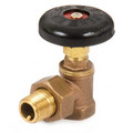 Product Image of 1" (FIP x Male Union) Hot Water Angle Radiator Valve