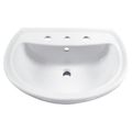 Product Image of Cadet 8" Widespread Pedestal Sink Top (White)