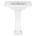 Product Image of Town Square S 8" Widespread Pedestal Sink Top and Leg Combination (White)