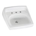 Product Image of Lucerne Wall-Hung Less Overflow Sink w/ 8 " Centers (White)
