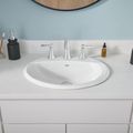 Product Image of Aqualyn Drop-In Sink w/ 8" Widespread (White)