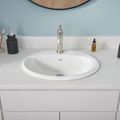 Product Image of Aqualyn Drop-In Sink w/ Center Hole Only (White)