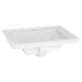 Product Image of Town Square S Drop-In Sink w/ Center Hole Only (White)