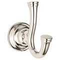 Product Image of Delancey Double Robe Hook (Polished Nickel)