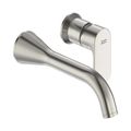 Product Image of Aspirations Single Handle Wall Mount Faucet 1.2 gpm/4.5 L/min w/ Grid Drain (Brushed Nickel)