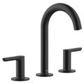 Product Image of Studio S 8" Widespread 2-Handle Bathroom Faucet 1.2 gpm/4.5 L/min w/ Lever Handles (Matte Black)