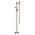 Product Image of Town Square S Freestanding Bathtub Faucet w/ Lever Handle for Flash Rough-In Valve (Brushed Nickel)