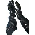 Product Image of AlphaTec 87-224 Medium-Duty Chemical Resistant Gloves, Honeycomb Grip, Black, XL