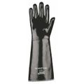 Product Image of AlphaTec 19-024 Chemical Resistant Gloves, Rough Neoprene Full Coating, Gray, XL