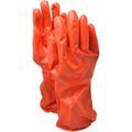 Product Image of AlphaTec 15-554 Chemical Resistant Gloves, Smooth Polyvinyl Alcohol (PVA) Full Coating, Red, XL