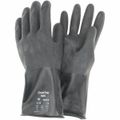 Product Image of AlphaTec 38-514 Medium-Duty Chemical Resistant Gloves, Unsupported Butyl Polymer with Rough Grip, Black, XL
