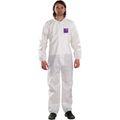 Product Image of AlphaTec 1500 Model 100 Disposable Chemical Resistant Coveralls, White, 4XL (Pack of 25)