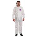 Product Image of AlphaTec 1500 Model 100 Disposable Chemical Resistant Coveralls, White, 5XL (Pack of 25)